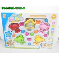 BABY COT MUSICAL MOBILE TOY SET - CRAB