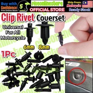 1PC Clip Rivet Body Cover Coverset Clip M6 M8 Universal Yamaha Honda Y15ZR EX5 Dream LC135 NMAX NVX RS150 R15 R25 KTM