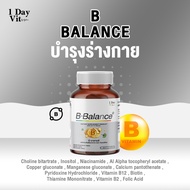 [1 Day Vit]-B Balance-Multivitamin Extract Vitamin B1 B2 B3 B5 B6 B9 B12 E Biotin