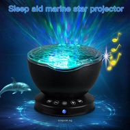 Calming Autism Sensory LED Light Projector Relax Ocean Night Music Projection