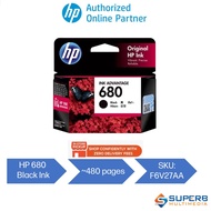 HP 680 Black Original Ink Cartridge [F6V27AA] HP Deskjet: 2135 3635 4535 3835 4675