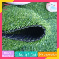 [1Feet x 1 Feet] (10mm) Artificial Grass (Spring Green)
