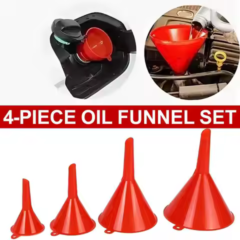 4 Sizes Car Plastic Funnels Refueling Liquid Funnels Filling Funnel Equipment Oil Tools Refuel Small