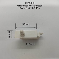 Universal Refrigerator Door Switch 3 Pin