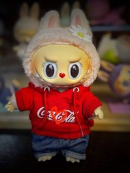 Labubu ✨現貨✨ 公仔衫 娃衣 /紅色可樂連帽T- shirt價錢如下