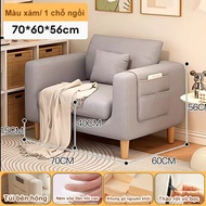 NES Ghế sofa ba chỗ giường nằm cao cấp chất vải mịn êm ái chân ghế bằng gỗ chắc chắn