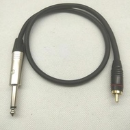 DE176 >> Canare 2mtr Audio Cable + Akai 6.5mm Male To RCA Nakamichi Male Jack