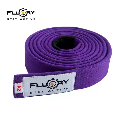 FLUORY Reversible Jiu-Jitsu Gi Belt-Heavy-Duty Training BJJ Belt , Equipment, BJJ Rank System Belt f