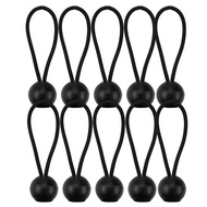 Small Bungee Cords UV-resistant Weatherproof Ball Bungee Cords 10 PCS Heavy-Duty UV-Resistant Bungie Cord Bungee Straps for Camping Shelter Cargo Tent Poles capable