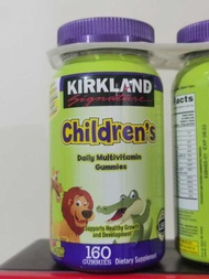 Kirkland Children Gummies multivitamin 160 gummy for kids with vitamin c D B E zinc &amp; more childrens