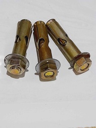 PAKET 10 PCS DYNABOLT M10 × 50MM KUNCI 12 FISHER BESI BAUT DINDING PANJANG 50MM(5CM)