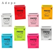 [Adepe] Mailbox  European Outdoor Wall Mounted Mail Box Post Box  Letterbox Outside Mailboxes