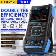 FNIRSI 2C23T 3 IN 1 Digital Oscilloscope Multimeter Function Signal Generator Dual Channel 10MHZ*2 5