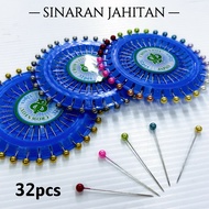(4cm)Jarum Peniti Manik Crown Fox Japan - Kualiti Elok & Tajam