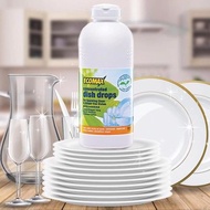 Ecomax Concentrated Dish Drops 600ml 浓缩洗碗剂 Cosway - Dish cleaning