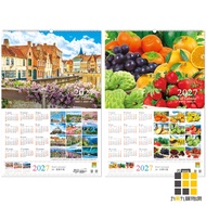 2027 Calendar Monthly Calendar Hanging Calendar (Straight) [Jiucheng Jiu Stationery] 2027 Calendar 2