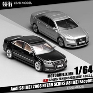 |Audi S8 D3 A8 28 MOTORHELIX 1/64 Audi Car Model MH