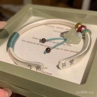 Sterling Silver Happy Girlfriend Free 999 Ancient Method Peace Female Young Style Solid Pure Silver 