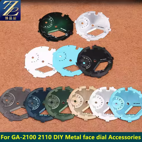 GA-2100 Casioak dial mod Watch Dial Plate Face For Casio For G-SHOCK GA2100 2110 mod dial matte pain