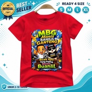MBG MANIA Children's T-Shirt, HANDSOME BAHLIL, Ages 2-10 Years, BAHLIL KUCING MANIA