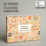Handwriting 2026 B5 Weekly 52 Weeks Planner Hardcover Landscape PWDHC-B5