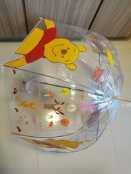 7-11 Winnie the pooh 透明雨傘(限量版)