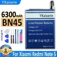 6300mAh Baery BN 45 For MI Redmi Note 5 Note5 BN45 Bateria