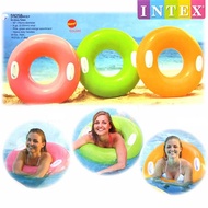 INTEX 76 CM ROUND SWIMMING TYRE + Hold _ SWIMMING FLOAT TYRE _ SWIM Ring 59258