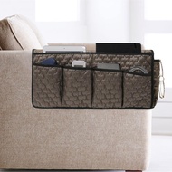 Couch Armrest Bag Coffee Color Large Capacity Sofa for Phone