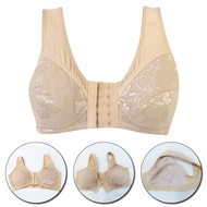 banchen 1PC Postoperative Bra Women Underwear Front Buckle Mastectomy Breast Insert Cancer Vest Breast Pocket Bra High Quality Wireless Breathable