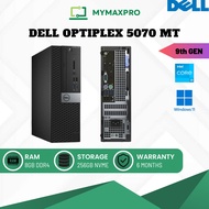 PC i3 / i5 / i7 Dell Optiplex 5070 MT Intel Core (9th Gen) / 16GB RAM / 512GB NVME / Win 11 Pro (Ref