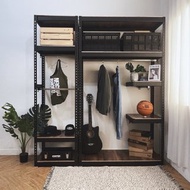 空間特工 角鋼收納衣櫃架 120x45x210cm / 60x45x210cm