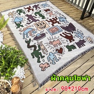 ผ้าคลุม โซฟา ผ้าคลุมเบาะโซฟา ผ้าคลุมเตียงโซฟา ผ้าคลุมโซฟาแบบพับได้ ผ้าปูโซฟา กันลื่น มีสายรัด ซักเคร