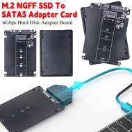 6gbps M.2 Ngff Ssd Ke Kad Penyesuai Sata3 M2 Ngff Ssd Ke Sata3.0 Kotak Pemacu Keras Luaran Papan Pen