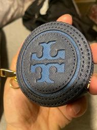 Tory Burch 8856 TB新款 Fleming圓餅拉鏈 零錢包 鑰匙包 羊皮壓logo 縫線菱格包