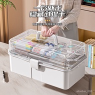 Art Toolbox Painting Art Box Portable Storage Box Thickened Three-Layer Double Unboxing Art Student 