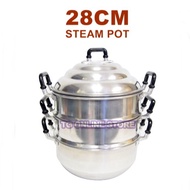 Aluminium Steam Pot / Periuk Kukus (28cm)