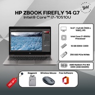 Laptop HP ZBook 14u G6 (i7-8565U, 16GB RAM, 256GB SSD, 14" IPS, W11) [REFURBISHED]