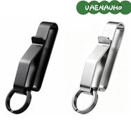 UAENAUH0 Belt Key Clip, Stainless Steel Electroplated  Waist Key Holder, Rust Resistant Multi Functi