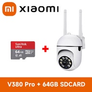 Xiaomi ซื้อ 1แถม 1 กล้องวงจรปิด360 wifi กล้องวงจรไรสาย5g HD 1080P กล้องวงจรปิด v380 Pro กล้องวงจรปิดดูผ่านมือถือ 24 ชั่วโมง การ์ดหน่วยความจำ 128GB Outdoor CCTV Camera