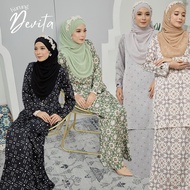 DMIMI Baju Kurung Moden DEVITA | Kurung Batik Moden | Small Size to Plus Size