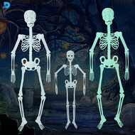 DIGIFOUNDER Luminous Hanging Skeleton Decoration Scary House Scary Pendant Props Halloween Party Yar