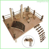 RAN Engages Hamster Natural Instincts with  Swing Climb Toy Keeping Them Amused
