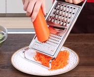 3 in 1 Multipurpose Hand Held Stainless Steel Grater ที่ขูดมะละกอ ที่ขูดมะระกอ ที่สไลด์ผัก ที่ซอยผัก ที่หั่นซอยผัก ที่ซอยมะละกอ ที่สไลด์ผลไม้ ที่สไลด์หัวหอม ที่สไลด์มัน ที่สไลด์ เครื่องสไลด์ผัก ที่สไลซ์ผัก ที่ขูดผัก ที่ขูดชีส T0937