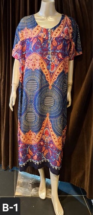 ( Ready Stock)SW0092 Batik Baju Tidur Perempuan Batik Ladies Night Dress Women Dress Batik Batik Nig