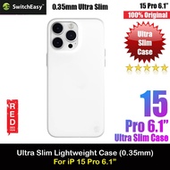 Switcheasy 0.35mm Ultra Slim Thin Case for iPhone 16 Pro Max iPhone 16 Pro iPhone 15 Pro Max 6.7 iP