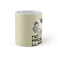 Printed ceramic cup -No Prob Llama - MS561