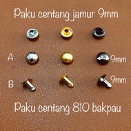9mm mushroom check nails 9mm bakpau check nails 9mm mushroom rivets/ V-810B/