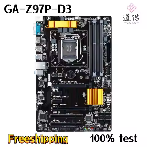 32GB HDMI PCI-E3.0 LGA 1150 DDR3 Z97 Mainboard For GA-Z97P-D3 Motherboard 100% Tested Fully Work
