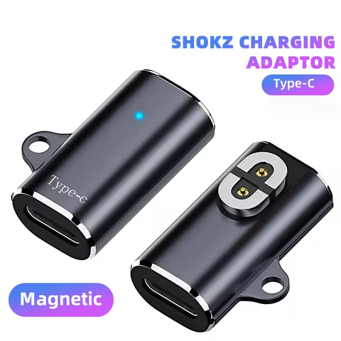 Magnetic Charger Type C Charging Adapter for After Shokz AS800 S810 AS803 OpenRun Pro Mini OpenComm 